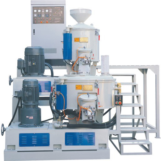 高速混合及立式冷却攪拌桶 High-speed mixer & vertical cooling blender